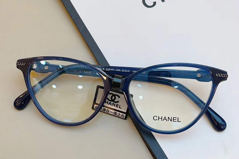 CH3457 Eyeglasses Blue