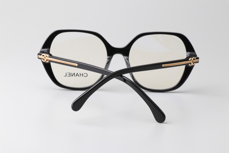 CH3458 Eyeglasses Black Gold