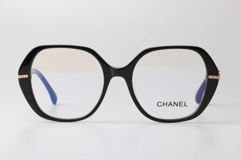 CH3458 Eyeglasses Black Gold