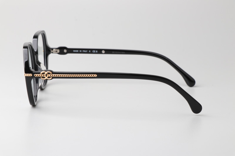 CH3458 Eyeglasses Black Gold