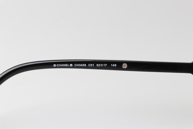 CH3458 Eyeglasses Black Gold