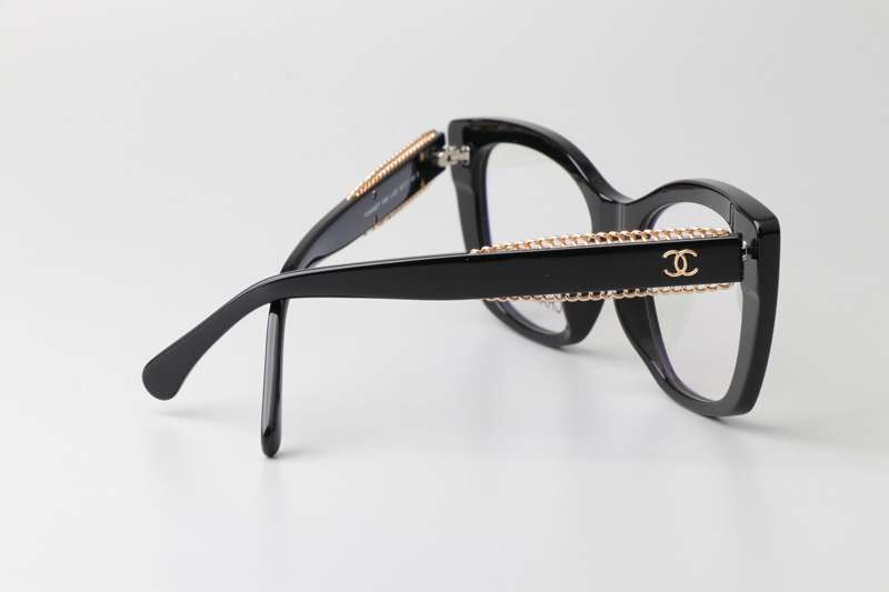 CH3460 Eyeglasses Black Gold