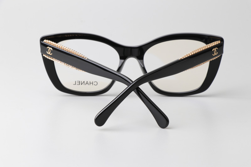 CH3460 Eyeglasses Black Gold