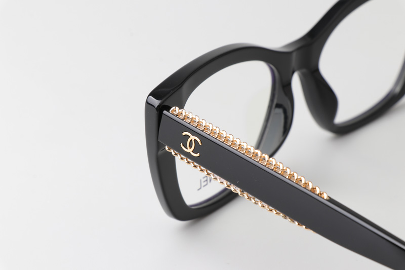 CH3460 Eyeglasses Black Gold