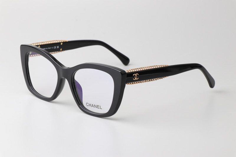 CH3460 Eyeglasses Black Gold
