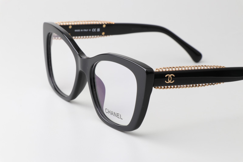 CH3460 Eyeglasses Black Gold