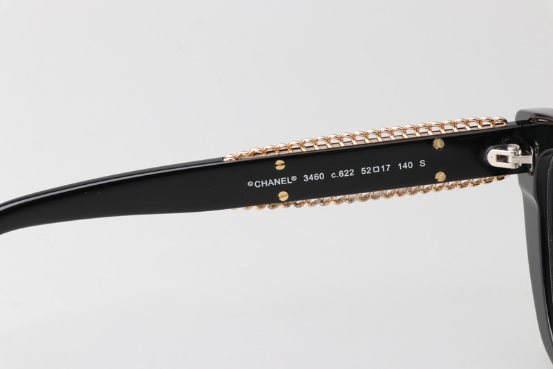 CH3460 Eyeglasses Black Gold