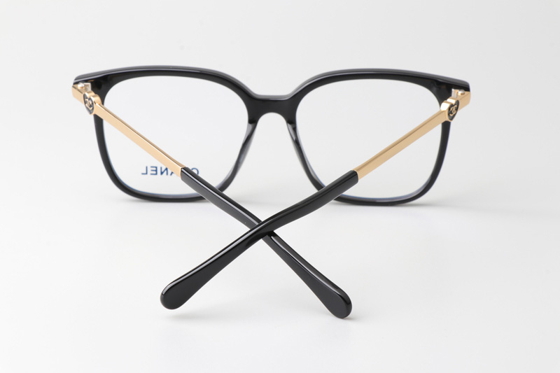 CH3461B Eyeglasses Black Gold