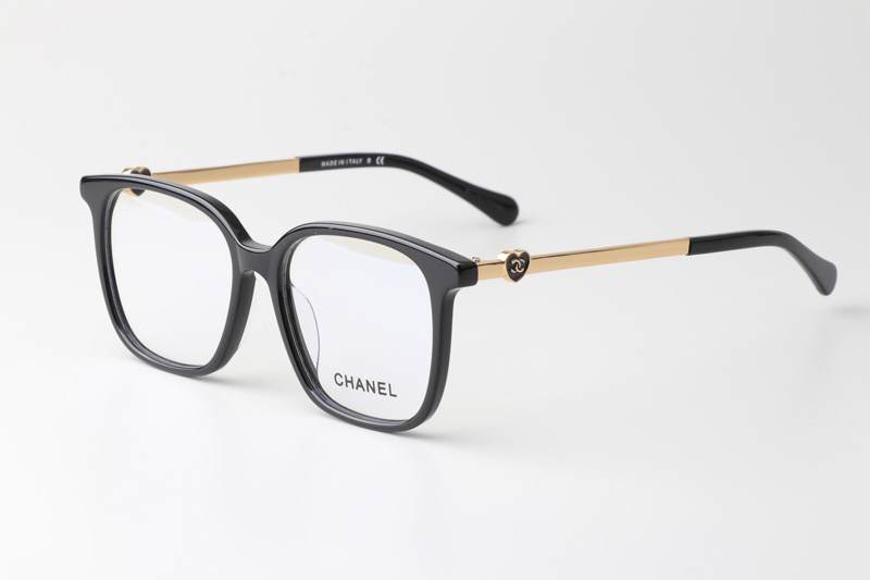 CH3461B Eyeglasses Black Gold