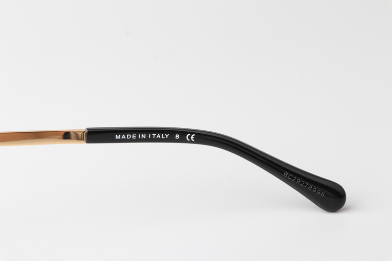 CH3461B Eyeglasses Black Gold