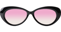 CH3466 Sunglasses Black Gradient Pink