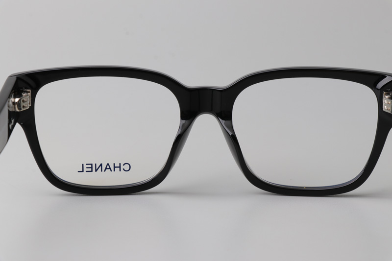 CH3475 Eyeglasses Black White
