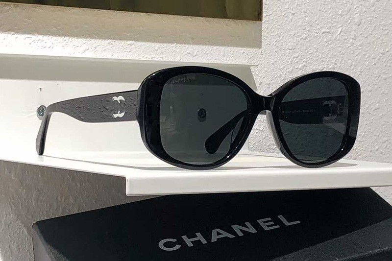 CH3476 Sunglasses Black Gray