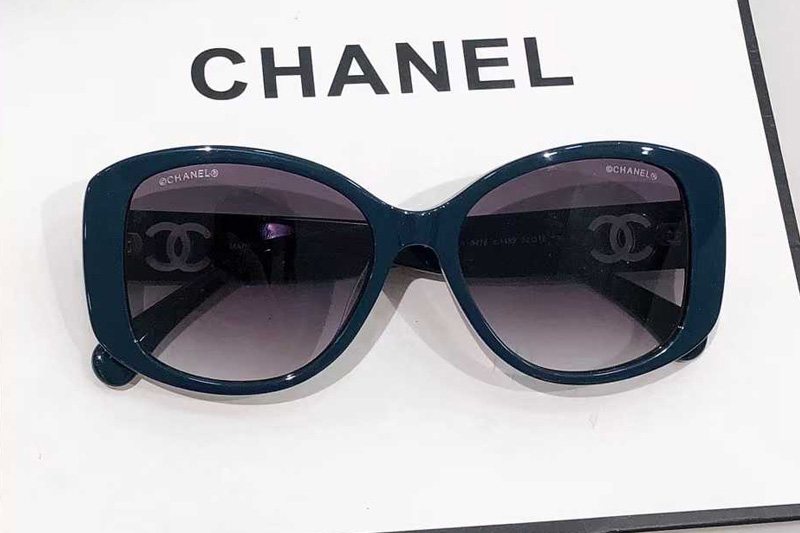 CH3476 Sunglasses Blue Gradient Gray