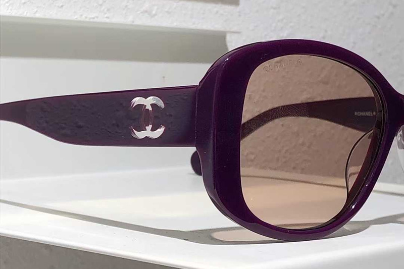 CH3476 Sunglasses Purple Brown