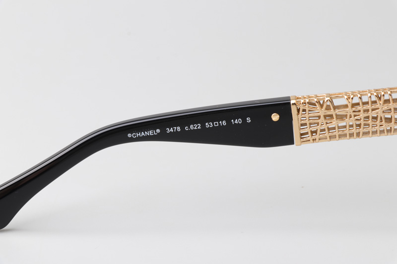 CH3478 Eyeglasses Black