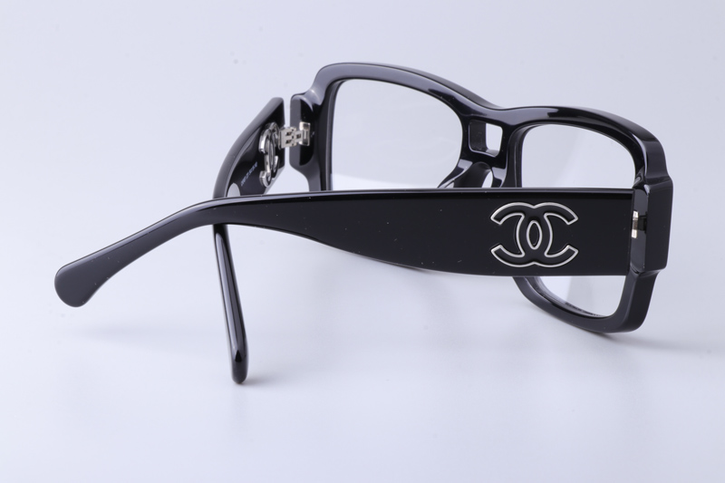 CH3481 Eyeglasses Black Silver
