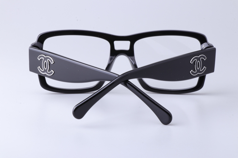 CH3481 Eyeglasses Black Silver