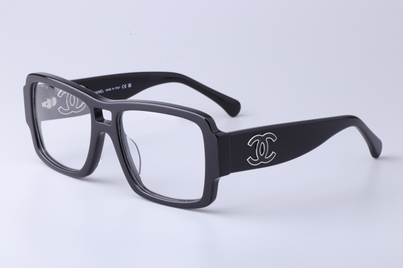 CH3481 Eyeglasses Black Silver