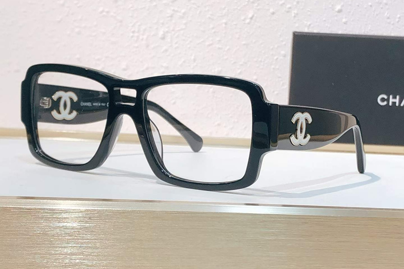 CH3481 Eyeglasses Black White