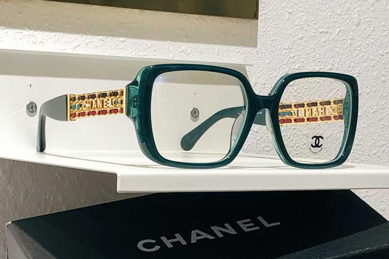 CH3486 Eyeglasses Green