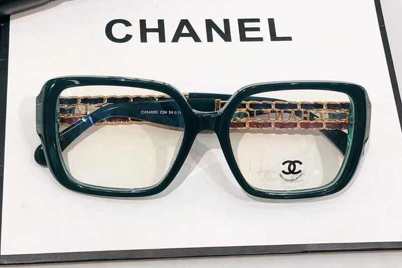 CH3486 Eyeglasses Green