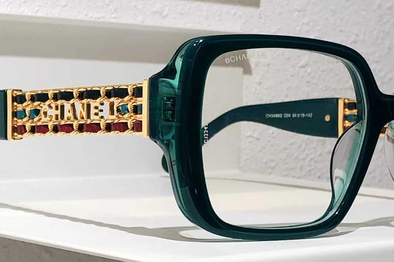 CH3486 Eyeglasses Green
