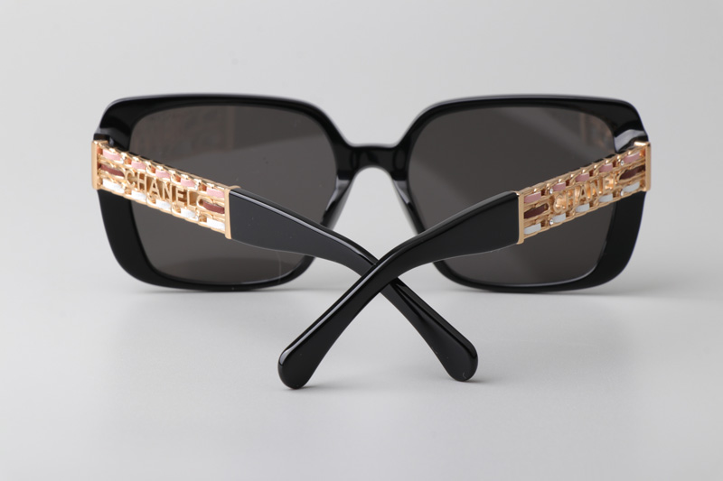 CH3486 Sunglasses Black Gray