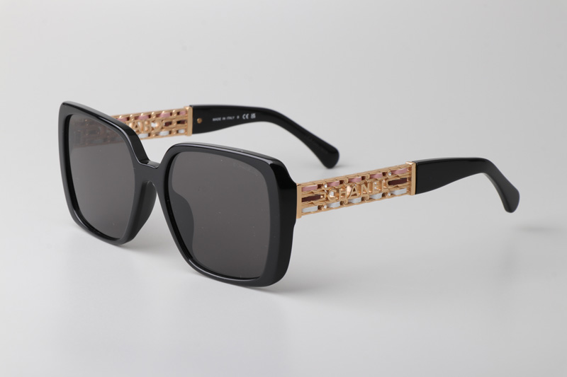 CH3486 Sunglasses Black Gray