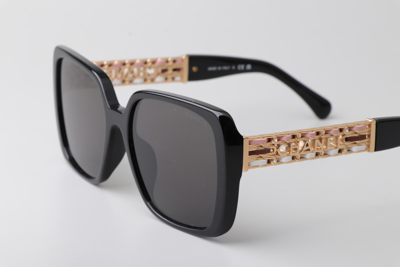 CH3486 Sunglasses Black Gray