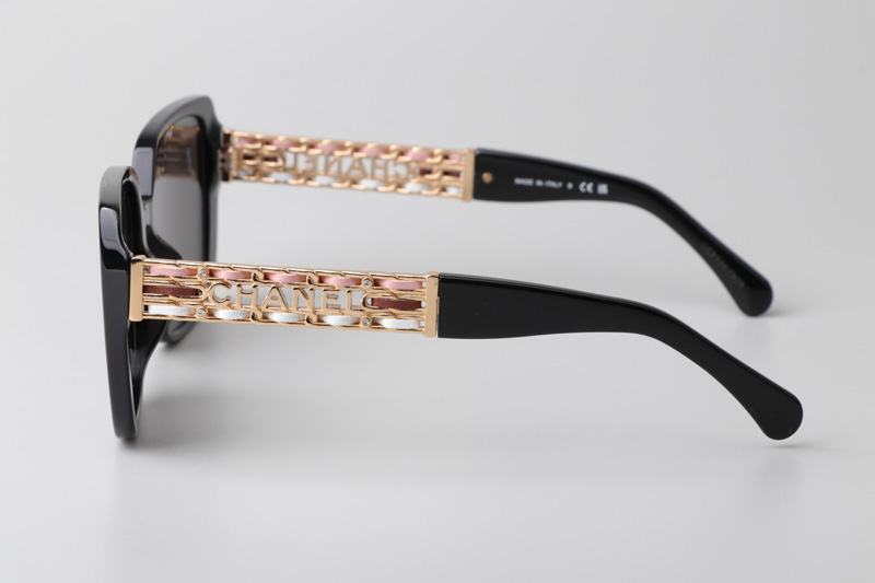 CH3486 Sunglasses Black Gray