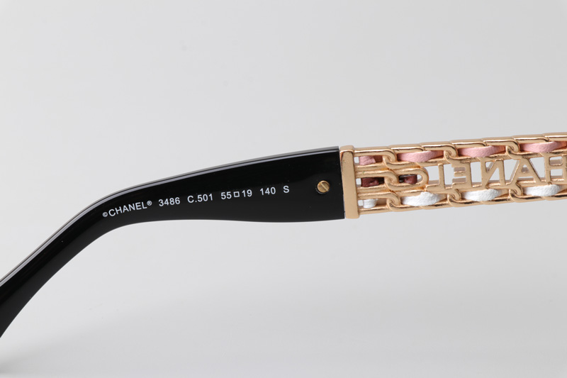 CH3486 Sunglasses Black Gray