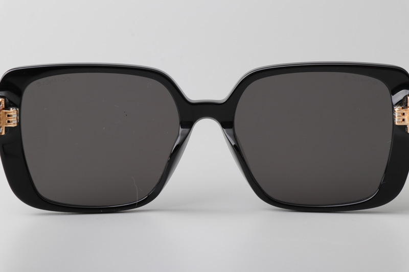 CH3486 Sunglasses Black Gray