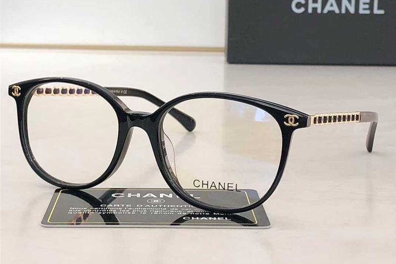 CH3495 Eyeglasses Black Gold