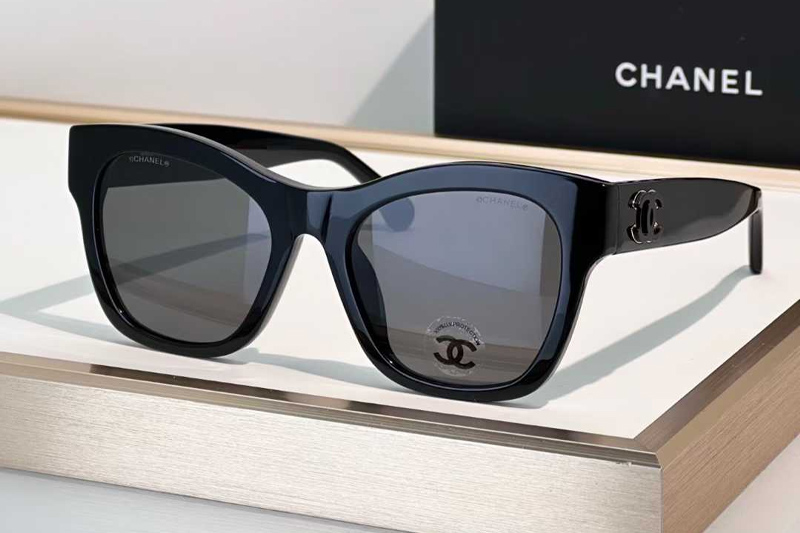 CH3498 Sunglasses Black Gray