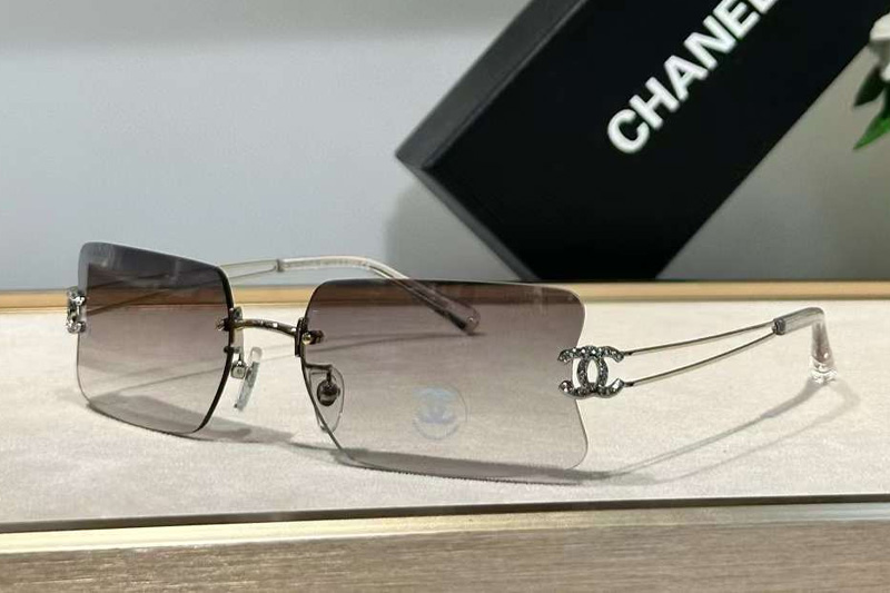 CH4050B Sunglasses Silver Gradient Gray