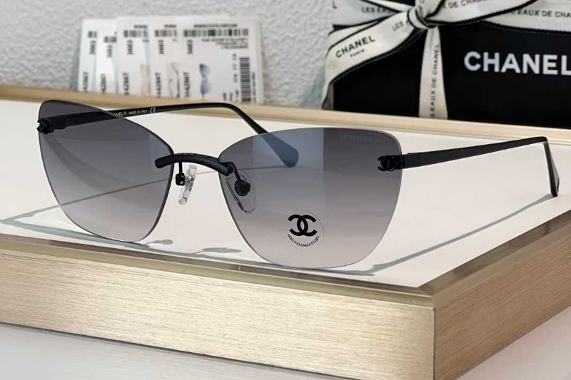 CH4286T Sunglasses Black Gradient Gray