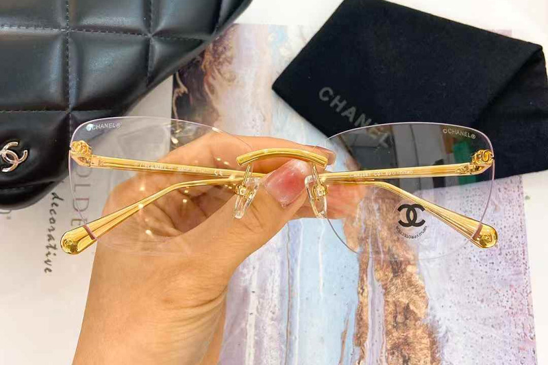 CH4286T Sunglasses Gold Clear