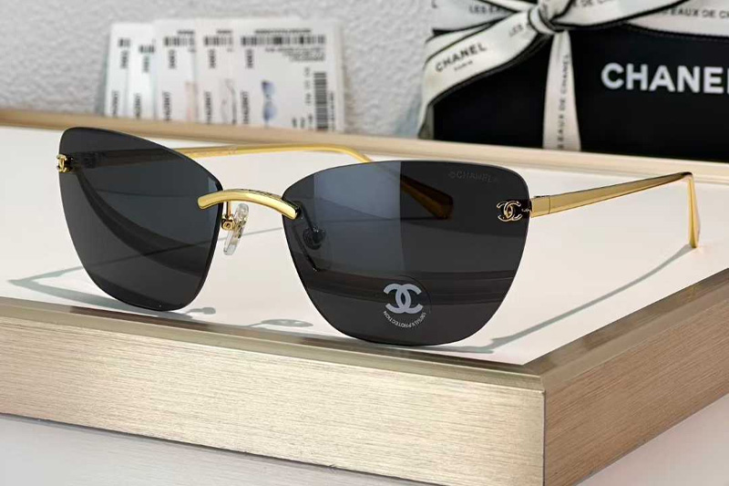 CH4286T Sunglasses Gold Gray