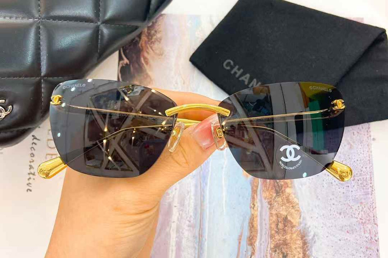 CH4286T Sunglasses Gold Gray
