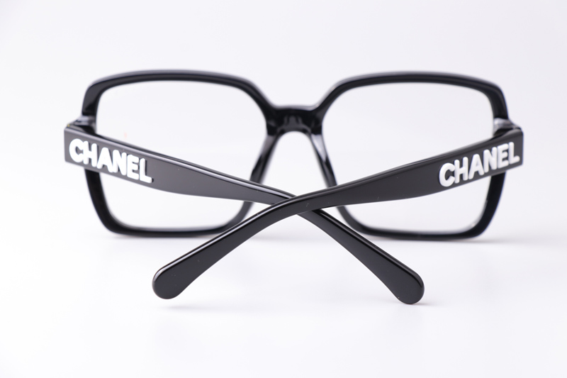 CH5408 Eyeglasses Black White