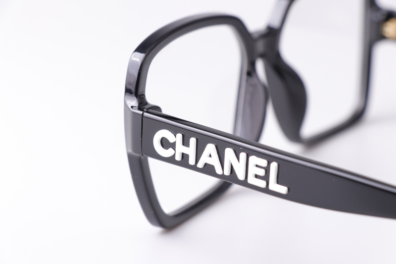 CH5408 Eyeglasses Black White