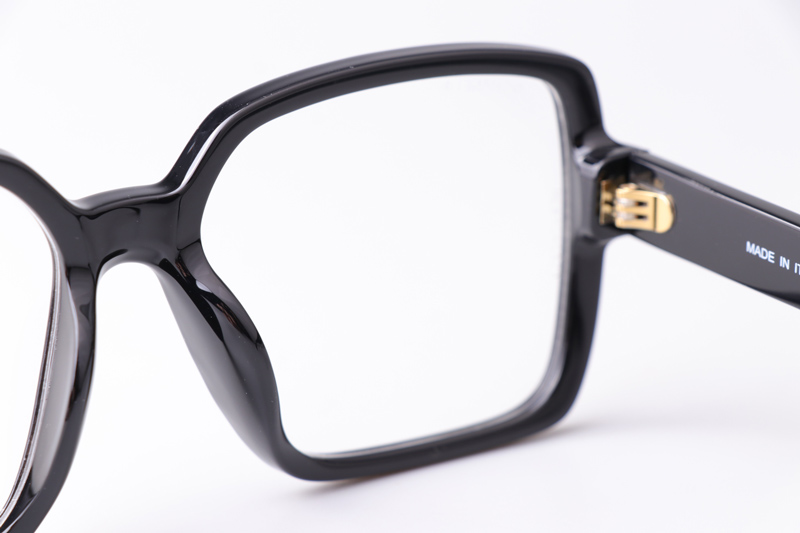 CH5408 Eyeglasses Black White