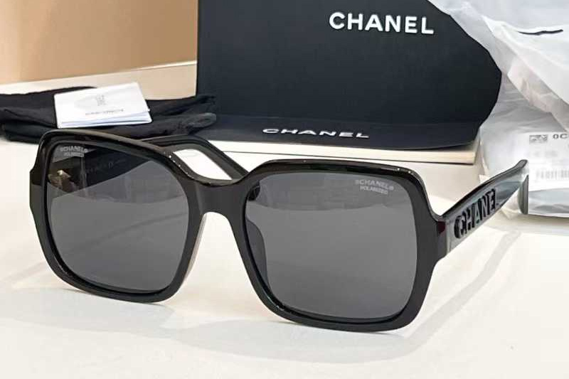 CH5408 Sunglasses Black Gray