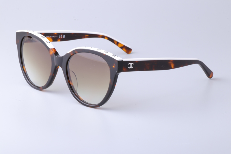 CH5414 Sunglasses Tortoise White Gradient Brown