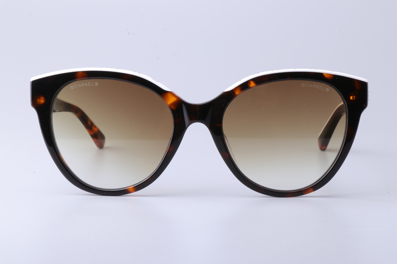 CH5414 Sunglasses Tortoise White Gradient Brown