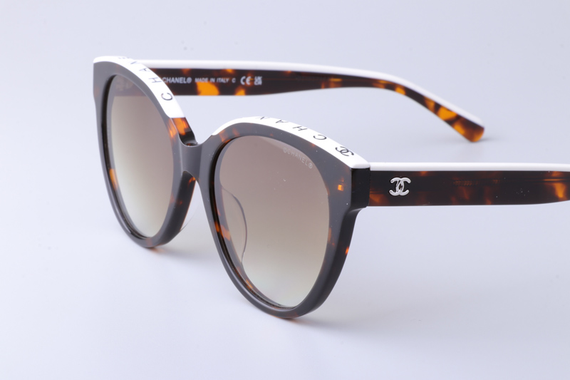 CH5414 Sunglasses Tortoise White Gradient Brown