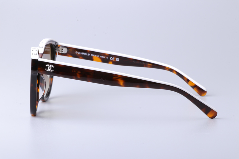 CH5414 Sunglasses Tortoise White Gradient Brown