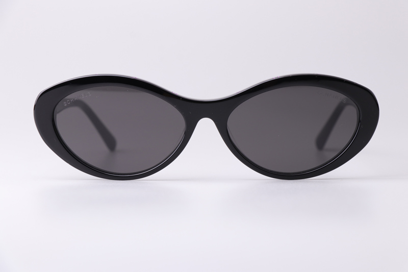 CH5416 Sunglasses Black Pink Gray