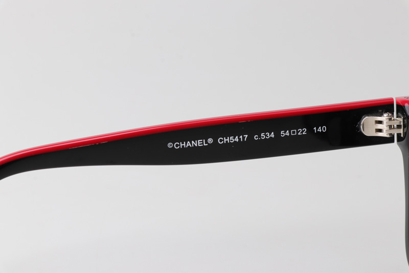 CH5417 Sunglasses Black Red Gradient Gray